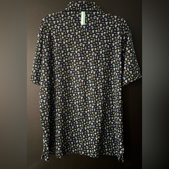 Rhoback “Beach Bar” Golf Polo Shirt - Picture 2 of 4